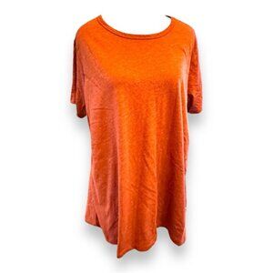 Women’s torrid 1 Orange Pink Everyday Signature Jersey Crew Neck Tee 14 16 1X